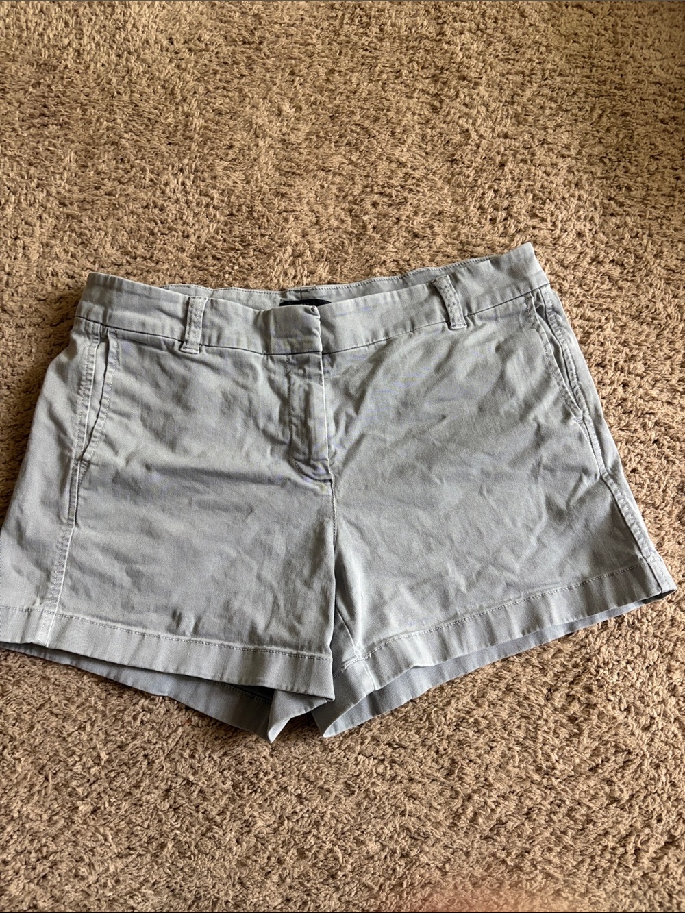 J. Crew Women's Light Gray Casual Cotton Shorts